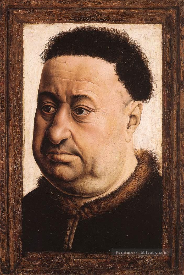 Portrait d’un gros homme Robert Campin Peintures à l'huile
